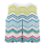 Missoni Top Giromanica Stampa Fantasia per Bambina MU0A32 BIANCO MISSONI 