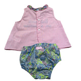 Saint Barth Completo 2 Pezzi Camicia-Culotte per Neonata ABBIE ROSA SAINT BARTH 