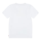 Levi'S T-Shirt Girocollo Tinta Unita con Logo per Bambino 9EM650 BIANCO LEVI'S 