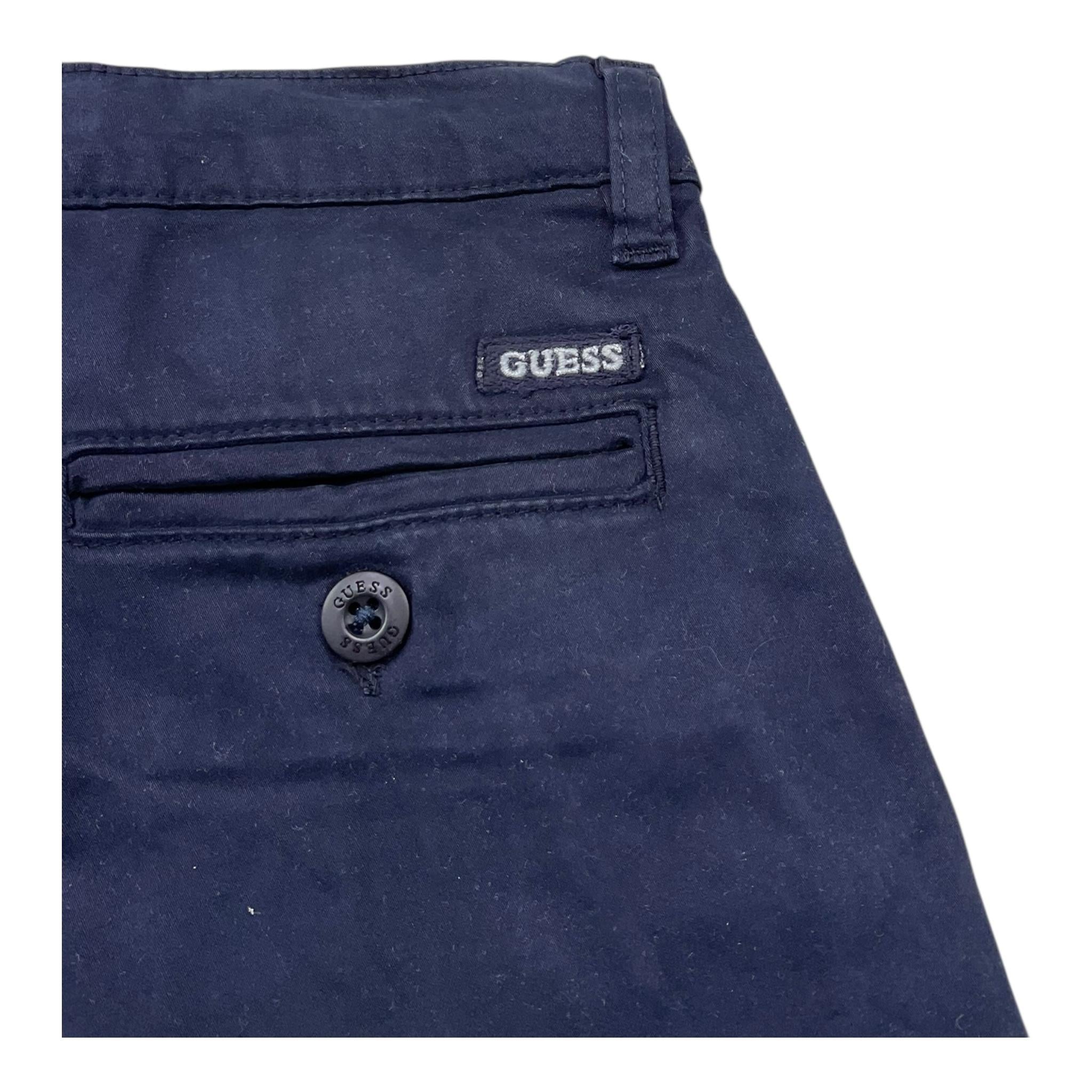 Guess Bermuda Tinta Unita con Girovita Regolabile per Bambino L4RD06WFPMA BLU GUESS 