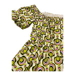 Kocca Abito Mezza Manica Stampa Fantasia per Bambina MARAIRI BIANCO Kocca 