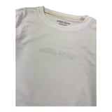 Guess Shirt Girocollo Tinta Unita con Logo per Bambino W4YI22J1314 BIANCO GUESS 