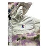 K-WAY giubbino fantasia pelliccia con cappuccio Panna per Bambina K7123GW PANNA K-WAY 