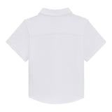 Boss Camicia Mezza Manica Tinta Unita per Neonato J52092XXN BIANCO BOSS 