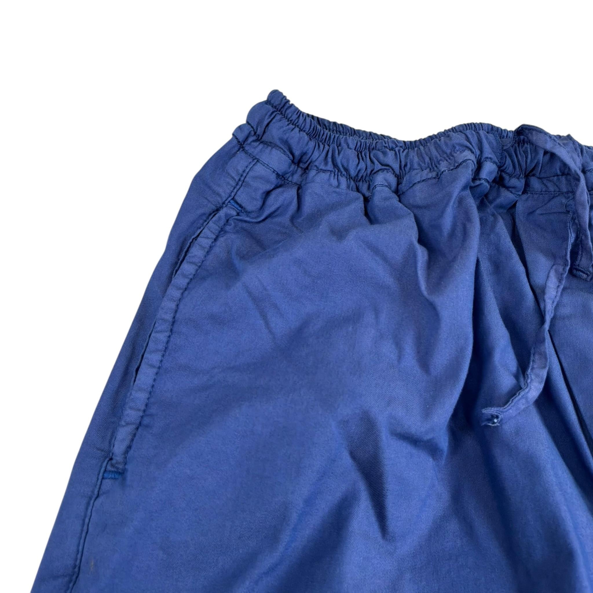 Manuel Ritz Pantalone Tinta Unita con Elastico In Vita per Bambino MR2537 BLU MANUEL RITZ 