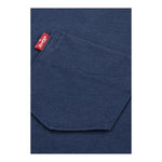 Levi'S T-Shirt Girocollo Tinta Unita con Stampa per Bambino 9EM359 BLU LEVI'S 