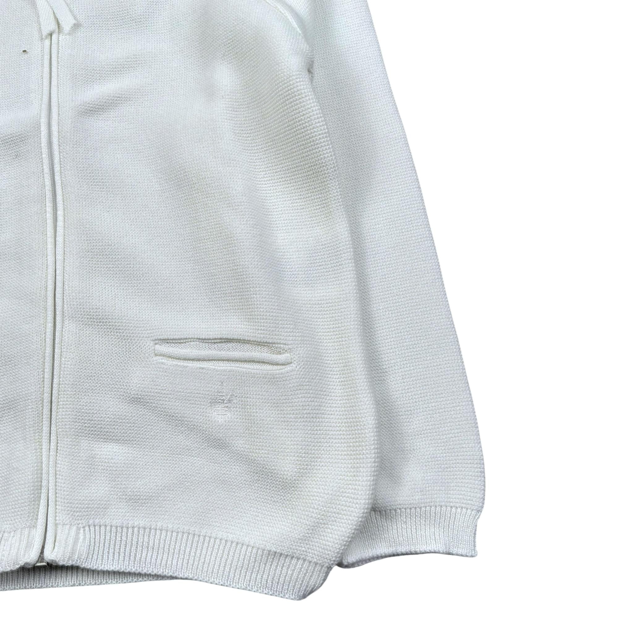 Le Coconne Felpa In Filo con Zip E Cappuccio Tinta Unita per Bambino LCN1112 BIANCO LE COCONNE 