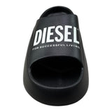 Diesel Ciabatta Tinta Unita con Logo per Bambino BC0536 NERO DIESEL 