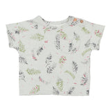 Play Up T-Shirt mit Rundhalsausschnitt, einfarbig mit kontrastierenden Drucken, Aquagrün für Neugeborene