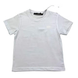 I'M BRIAN t-shirt girocollo tinta unita con logo Bianco per Neonato TS3142JX BIANCO I'M BRIAN 