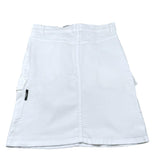 Balmain Gonna Tinta Unita con Bottoni per Bambina BW7A41 BIANCO BALMAIN 