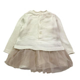 MAYORAL abito tinta unita con tulle Bianco per Neonata 2811X BIANCO MAYORAL 