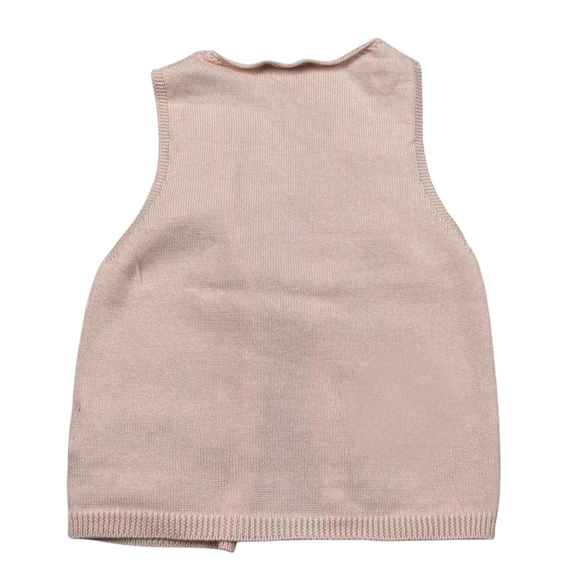Wedoble Gilet Tinta Unita con Trafori per Neonata V2502309A ROSA WEDOBLE 