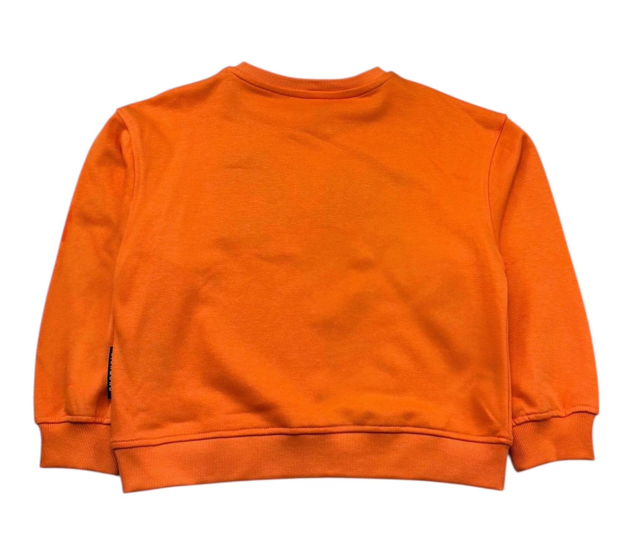 John Richmond Felpa Chiusa Girocollo Tinta Unita con Logo per Bambino RBP26053FE ARANCIONE JOHN RICHMOND 