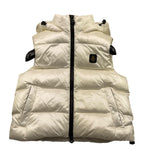 REFRIGIWEAR giubbino smanicato tinta unita cn cappuccio Panna per Bambina RWG962 PANNA REFRIGIWEAR 