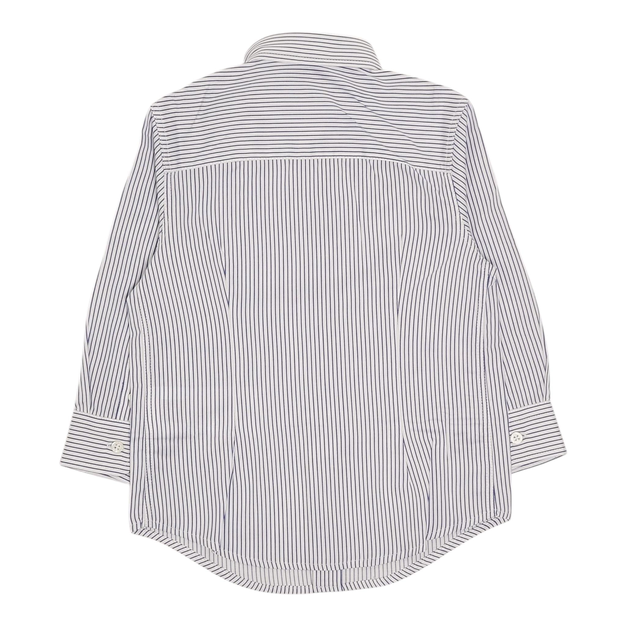 Fay Camicia Tinta Unita con Fantasia A Righe per Neonato FW5P20N BIANCO/BLU FAY 