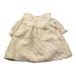 LA STUPENDERIA abito manica lunga tinta unita con maniche in ciniglia Panna per Neonata CCAB74 PANNA LA STUPENDERIA 