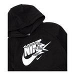 NIKE felpa tinta unita con cappuccio e stampa Nero per Bambino 9Q0870 NERO NIKE 