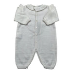 Marlu' Tutina Manica Lunga Tinta Unita per Neonata EF1010 PANNA MARLU' 