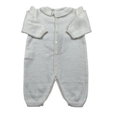 Marlu' Tutina Manica Lunga Tinta Unita per Neonata EF1010 PANNA MARLU' 