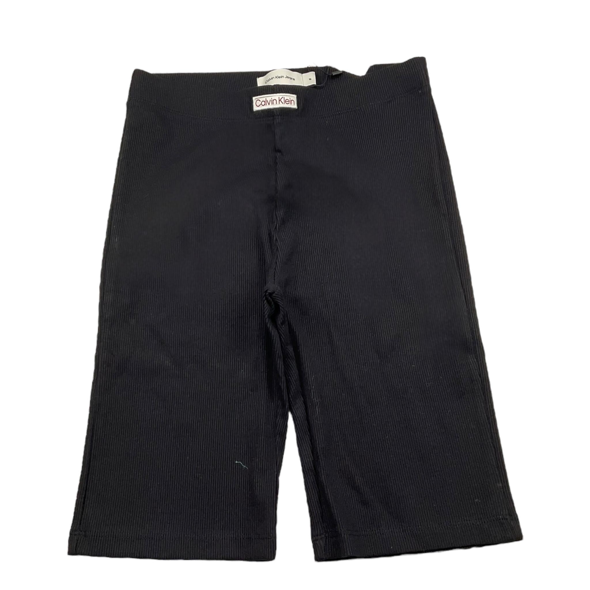 Calvin Klein Short Tinta Unita con Logo per Bambina IG0IG02885 NERO CALVIN KLEIN 