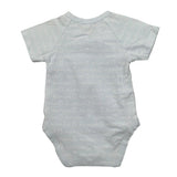Nanan Body tinta unita con Stampa Azzurro per Neonato INFB0903A AZZURRO NANAN 