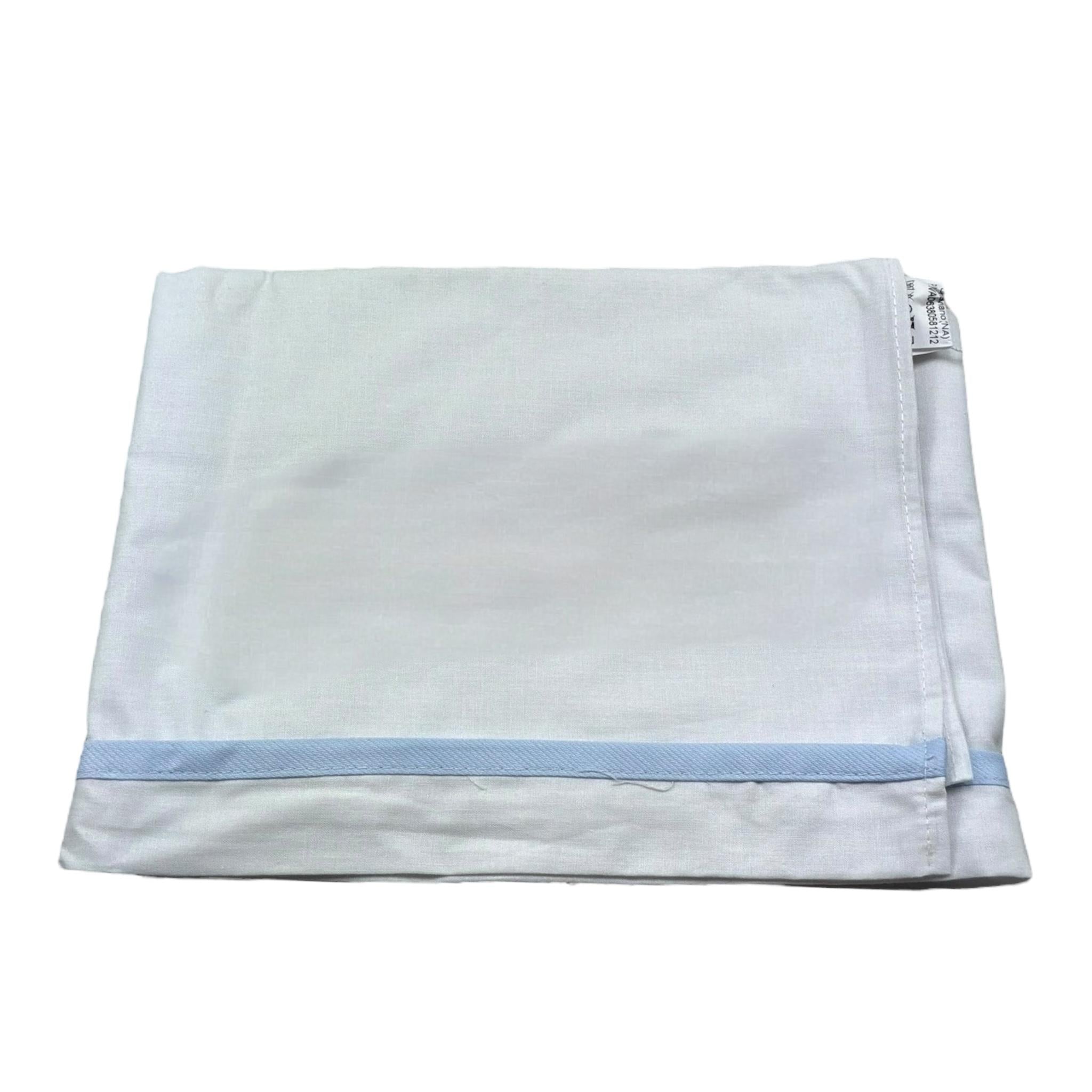 Isabel & Martinez Lenzuola Tinta Unita con Ricami per Neonato IM25N477 BIANCO ISABEL & MARTINEZ 