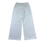 Moschino Pantalone Tinta Unita Modello A Palazzo per Bambina HDP070 BIANCO MOSCHINO 