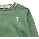 Trussardi Maglia Girocollo Tinta Unita per Neonato TIP26055MA VERDE TRUSSARDI 