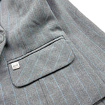 MANILA GRACE giacca tinta unita con fantasia a righe e cappuccio Grigio per Bambina MFJF24J128 GRIGIO MANILA GRACE 