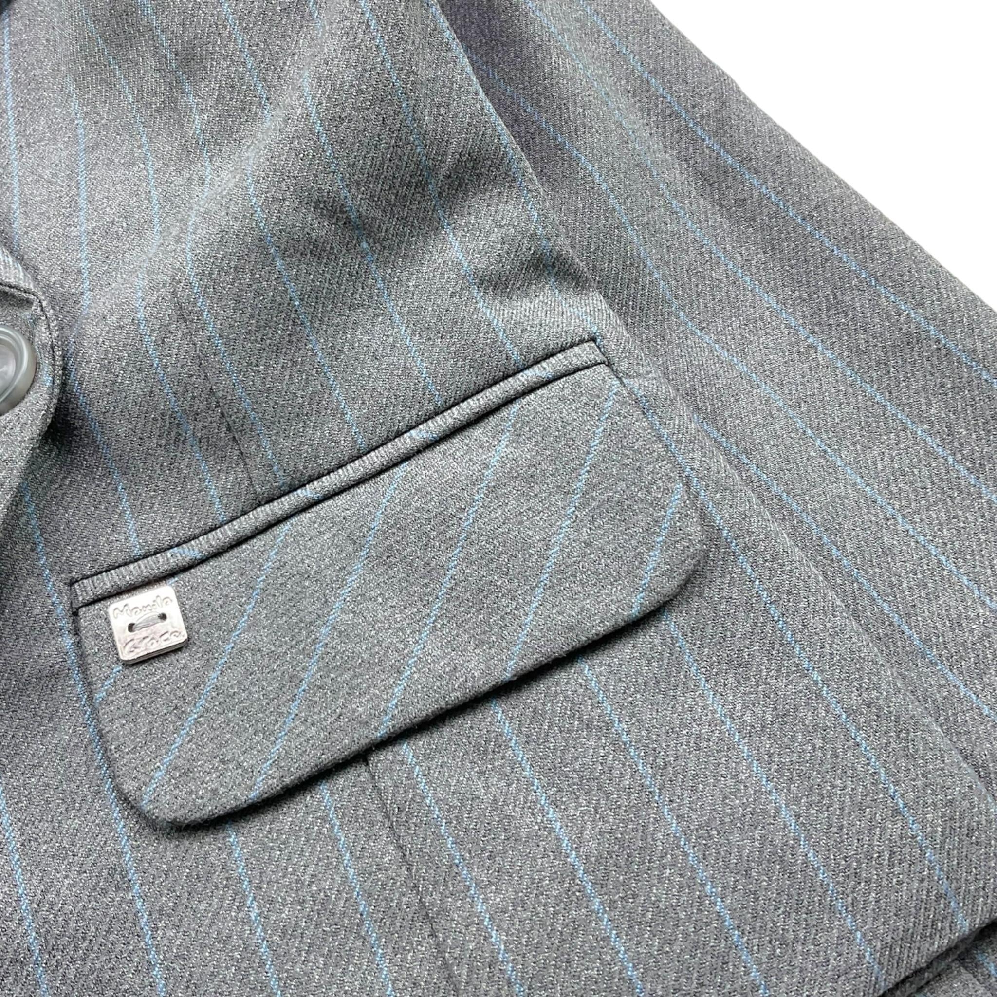MANILA GRACE giacca tinta unita con fantasia a righe e cappuccio Grigio per Bambina MFJF24J128 GRIGIO MANILA GRACE 