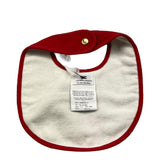 ELISABETTA FRANCHI bavetta tinta unita con fiocchi Rosso per Neonata ENBA044 ROSSO ELISABETTA FRANCHI 