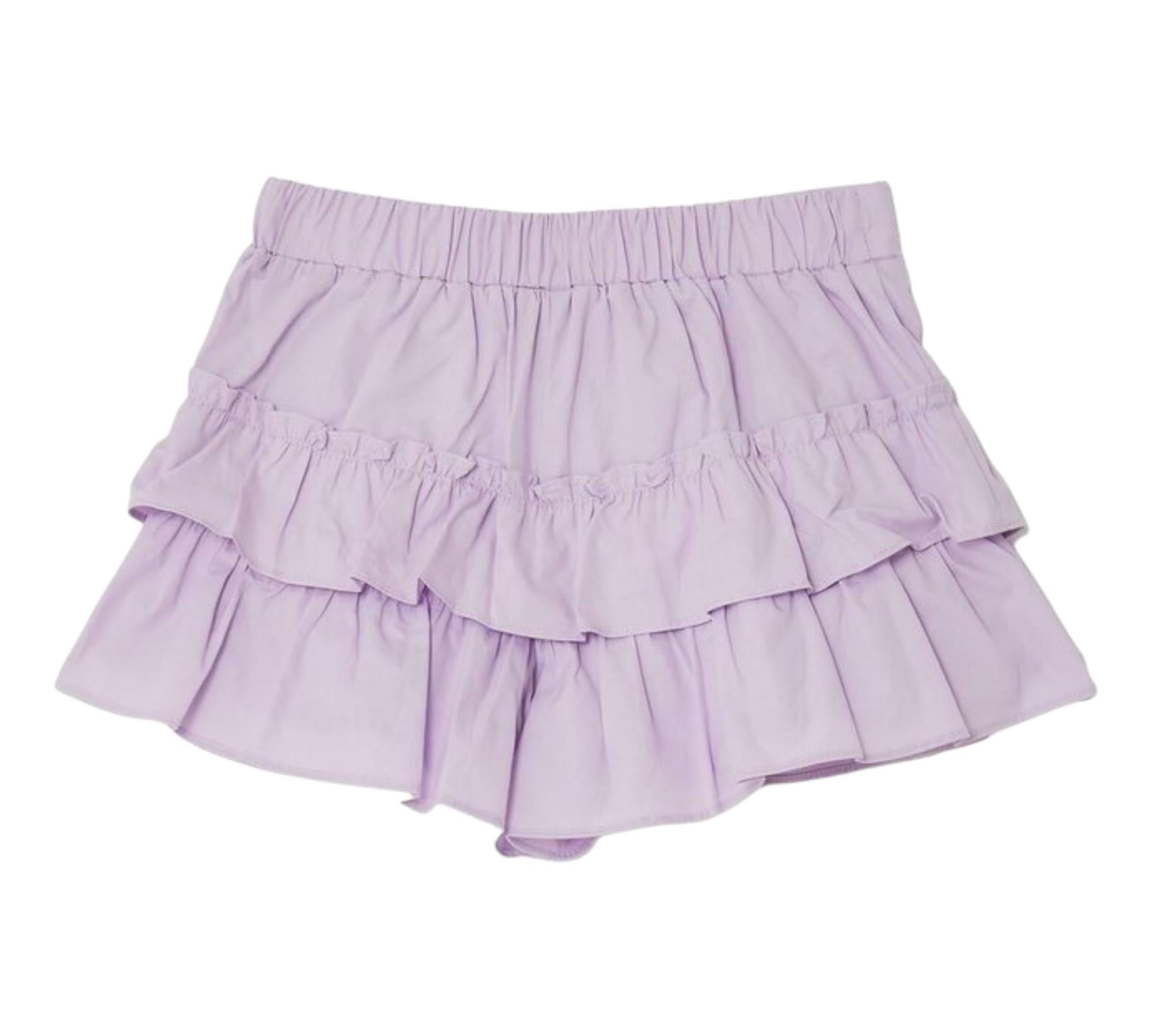 Liu Jo Short Tinta Unita Modello Gonna per Bambina KA5125XX LILLA LIU JO 