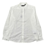 Antony Morato Camicia Manica Lunga Tinta Unita Collo Coreano per Bambino MKKSL00299 BIANCO ANTONY MORATO 