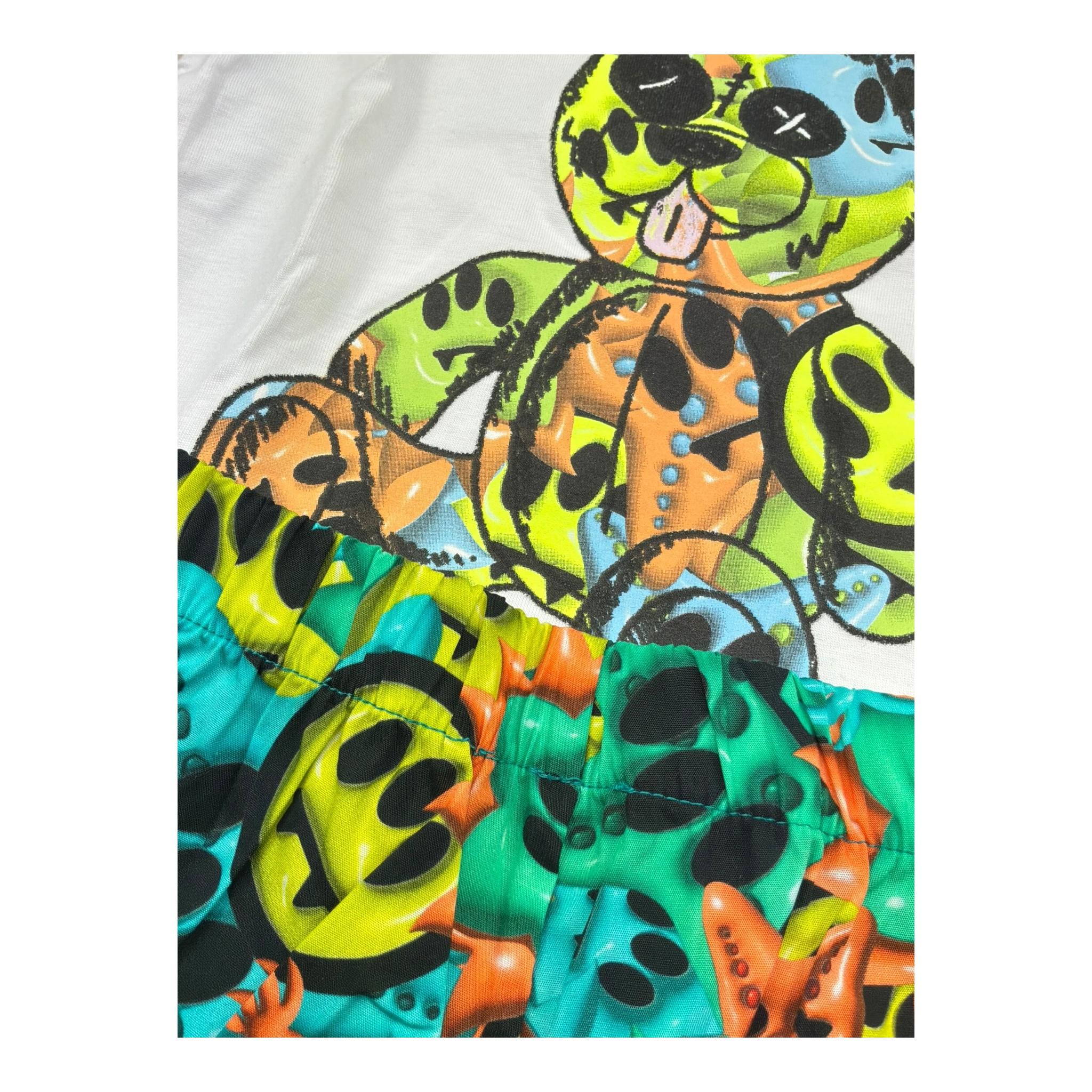 Barrow Kids Completo 2 Pezzi T-Shirt-Bermuda per Neonato S5BKUNTR160 BIANCO BARROW KIDS 