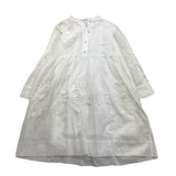 Jesvrvm Abit Tinta Unita Modello Camicia per Bambina ORCHIDEA BIANCO JESVRVM 