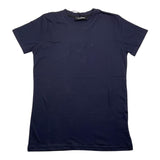 Numbers T-Shirt Girocollo Tinta Unita Blu Per Bambino