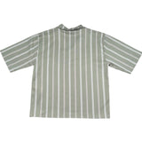 Paolo Pecora Camicia Mezza Manica Fantasia A Righe per Bambino PP42355 VERDE PAOLO PECORA 