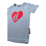 Just Cavalli T-Shirt Girocollo Tinta Unita con Cuore per Neonata JIP26033TS AZZURRO JUST CAVALLI 