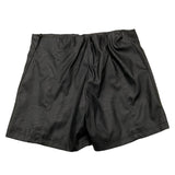 Aniye By Girl Short In Ecopelle Tinta Unita Nero Per Bambina