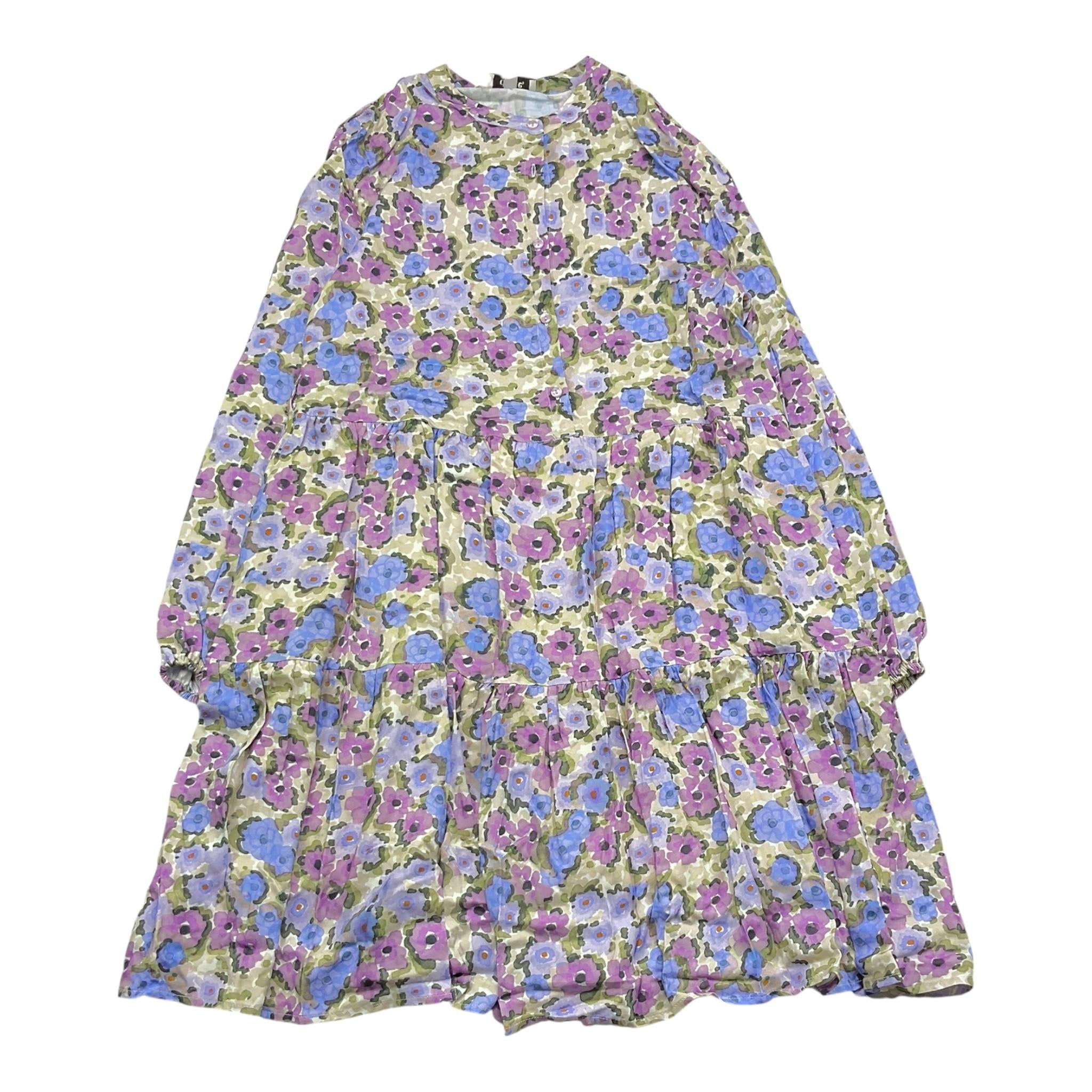 DIXIE abito tinta unita modello floreale Bianco per Bambina AB15364G67 BIANCO DIXIE 