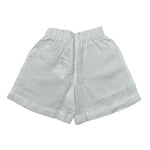 Il Gufo Short Tinta Unita con Elastico In Vita per Neonata P25PB181L6009 BIANCO IL GUFO 