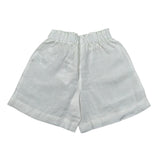 Il Gufo Short Tinta Unita con Elastico In Vita per Neonata P25PB181L6009 BIANCO IL GUFO 