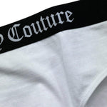 Juicy Couture Slip Tinta Unita con Stampa per Bambina JBX5823 BIANCO JUICY COUTURE 