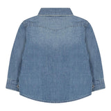 LEVI'S camicia in denim tinta unita  Azzurro per Neonato 6E6866 AZZURRO LEVI'S 