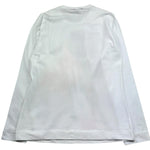 Monnalisa Shirt Girocollo Tinta Unita con Stampa per Bambina 113605A2 BIANCO MONNALISA 