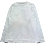 Monnalisa Shirt Girocollo Tinta Unita con Stampa per Bambina 113605A2 BIANCO MONNALISA 