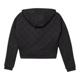 Guess Felpa Chiusa con Cappuccio Tinta Unita per Bambina J5RQ22KCHR2 NERO GUESS 