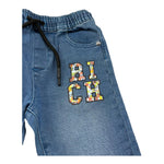 John Richmond Jeans Tinta Unita con Elastico In Vita per Neonato RIP25047JE BLU JOHN RICHMOND 