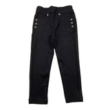 JOHN RICHMOND pantalone tinta unita con applicazioni Nero per Neonata RGA24020LE NERO JOHN RICHMOND 